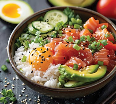 Poké Bowl Saumon
